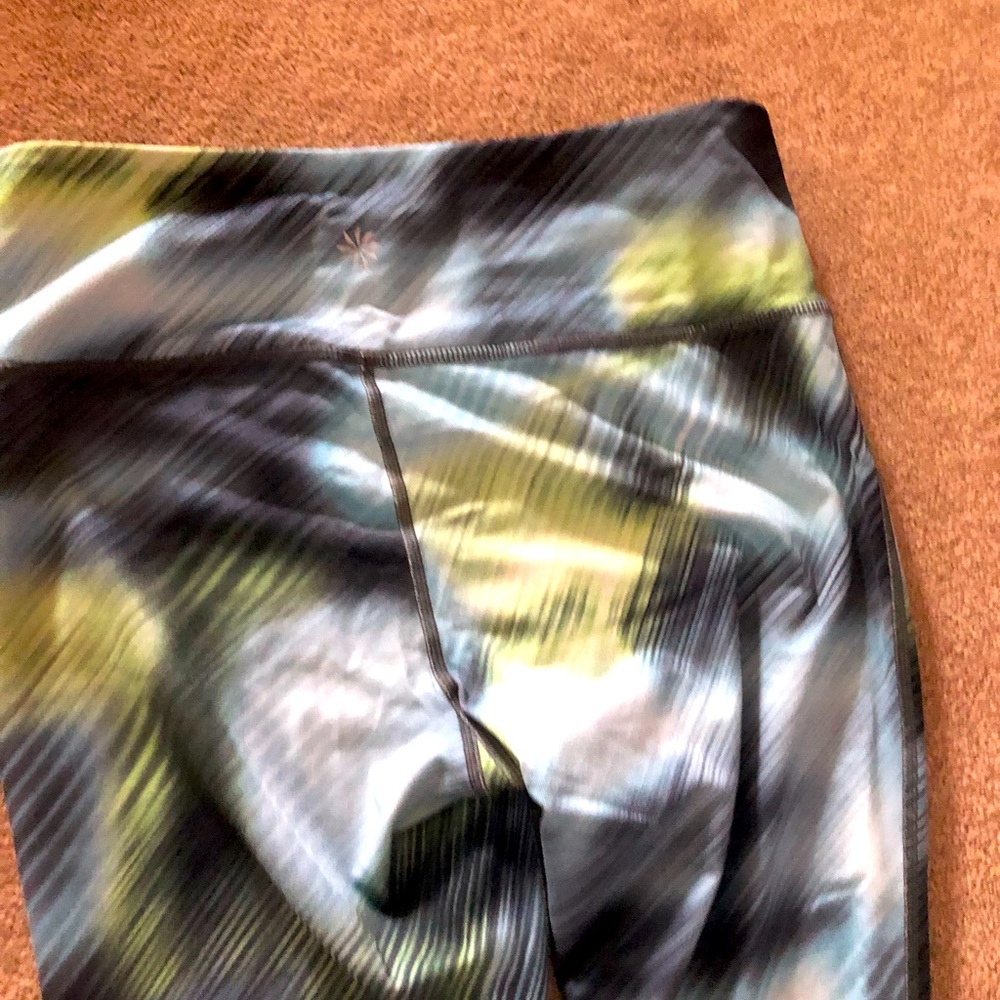 ATHLETA color splash leggings